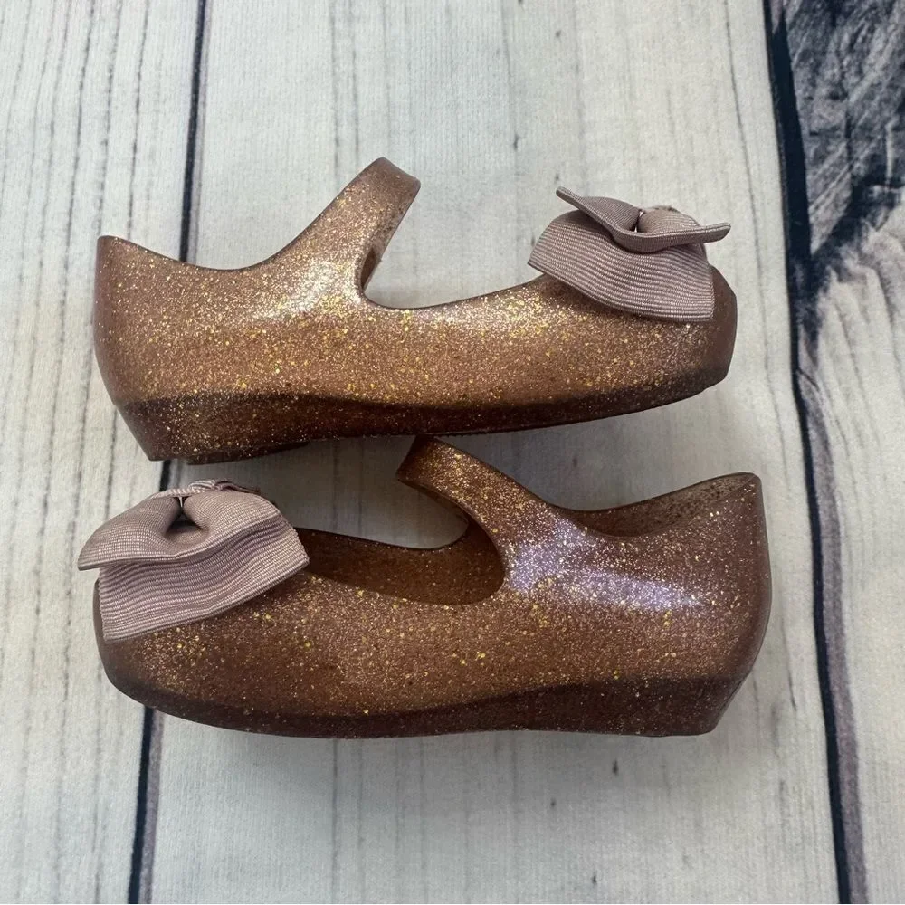 Mini Melissa Shoes Girls Size 6 Ultragirl Garden Mary Jane Ballet Flats Jelly‎